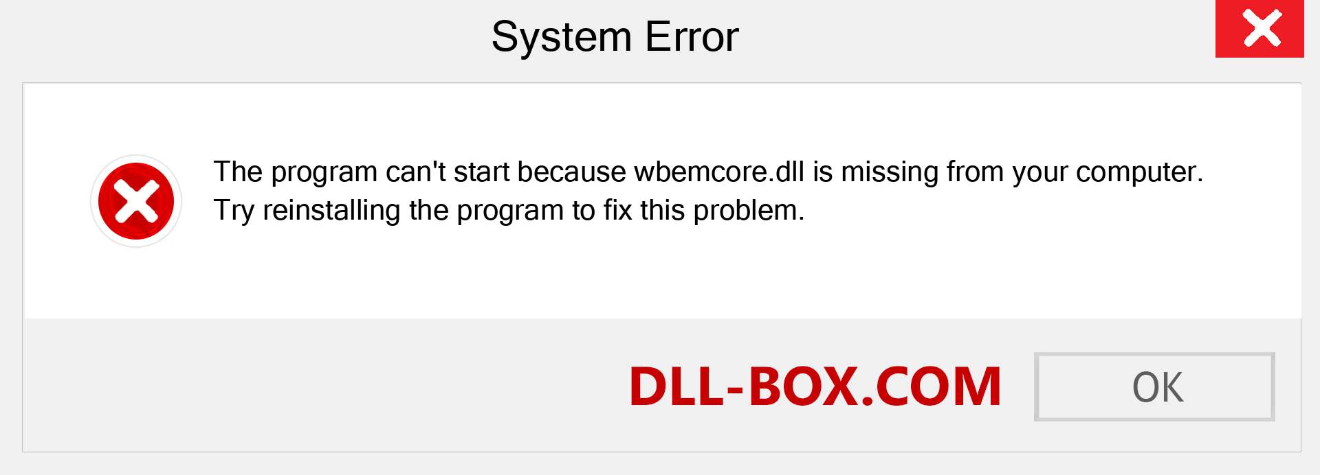  wbemcore.dll file is missing?. Download for Windows 7, 8, 10 - Fix  wbemcore dll Missing Error on Windows, photos, images